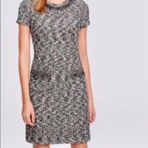 Ann Taylor Tweed Pocketed Dress